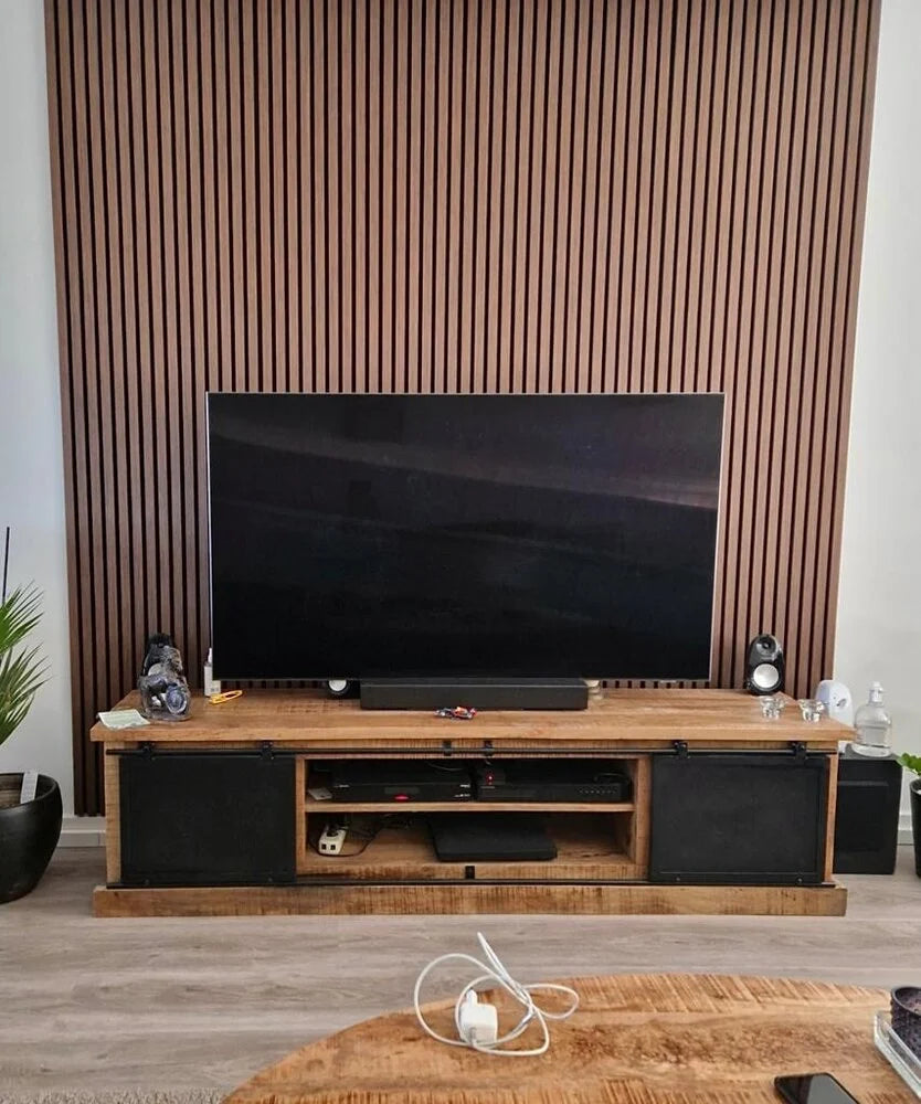 Akupaneel gerookt eiken 60 x 260 CM Akupanel-Nederland